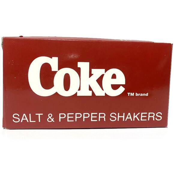 Vintage 1993 Coca Cola Diner Collection Salt & Pepper Shakers Vending Machine - Picture 2 of 9